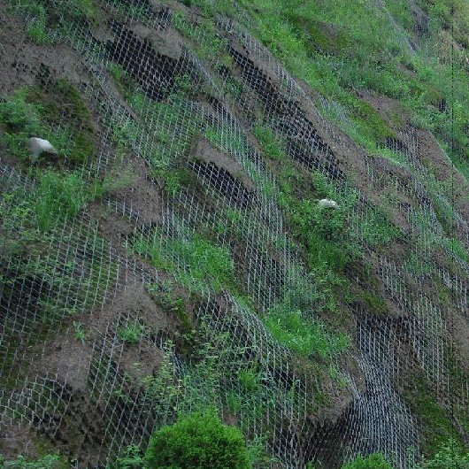 防山體,落石網,防山頂落石網,防山坡落石網,包山網,鋼繩網